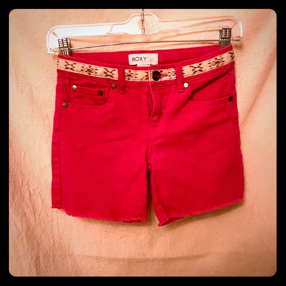 Rosy girl pink shorts sz 10
